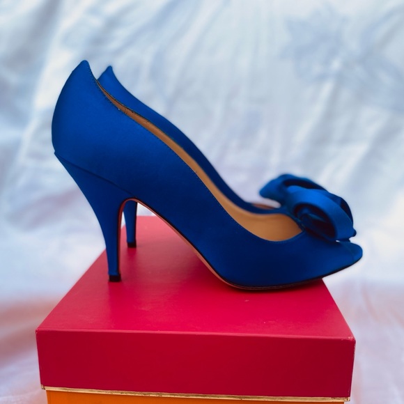 Kate Spade Blue Clarice Evening Pump - Picture 6 of 13